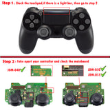 eXtremeRate MeWoow Ghost Replacement Faceplate Touchpad Cover, Redesigned Housing Shell Case Touch Pad Compatible with PS4 Slim Pro Controller JDM-040/050/055 - Controller NOT Included - GHP4T015