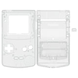eXtremeRate IPS Ready Upgraded Glow in Dark - Green Replacement Shell Full Housing Cover & Buttons & Black Screen Lens for Gameboy Color – Fit for GBC OSD IPS & Regular IPS & Standard LCD – Console & IPS Screen NOT Included - QCBM5010