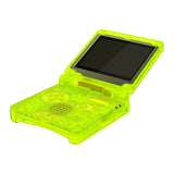 IPS Ready Upgraded eXtremeRate Clear Lime Green Custom Replacement Housing Shell for Gameboy Advance SP GBA SP – Compatible with Both IPS & Standard LCD – Console & Screen NOT Included - ASPM5010