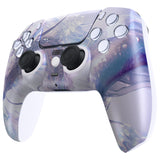 eXtremeRate LUNA Redesigned Front Shell with Touchpad for PS5 Controller BDM-010/020/030/040/050 - Crystal Dragon - GHPFR004