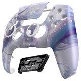 eXtremeRate LUNA Redesigned Front Shell with Touchpad for PS5 Controller BDM-010/020/030/040/050 - Crystal Dragon - GHPFR004