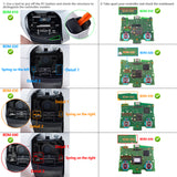 eXtremeRate LUNA Redesigned Dark Carnival Front Shell Touchpad Compatible with ps5 Controller BDM-010/020/030/040, DIY Replacement Housing Custom Touch Pad Cover Compatible with ps5 Controller - GHPFT016