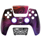 eXtremeRate LUNA Redesigned Front Shell with Touchpad for PS5 Controller BDM-010/020/030/040/050 - Illusion Space - GHPFR002