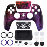 eXtremeRate LUNA Redesigned Front Shell with Touchpad for PS5 Controller BDM-010/020/030/040/050 - Illusion Space - GHPFR002