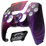 eXtremeRate LUNA Redesigned Front Shell with Touchpad for PS5 Controller BDM-010/020/030/040/050 - Illusion Space - GHPFR002