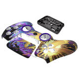 eXtremeRate LUNA Redesigned Front Shell with Touchpad for PS5 Controller BDM-010/020/030/040/050 - Splattering Fighting - GHPFR005