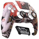 eXtremeRate LUNA Redesigned Front Shell with Touchpad for PS5 Controller BDM-010/020/030/040/050 - Tiger & Crane - GHPFR006