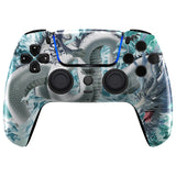 eXtremeRate LUNA Redesigned Front Shell with Touchpad for PS5 Controller BDM-010/020/030/040/050 - Jade Dragon - Cloud Dominator - GHPFT017