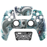 eXtremeRate LUNA Redesigned Front Shell with Touchpad for PS5 Controller BDM-010/020/030/040/050 - Jade Dragon - Cloud Dominator - GHPFT017