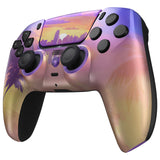 eXtremeRate LUNA Redesigned Front Shell with Touchpad for PS5 Controller BDM-010/020/030/040/050 - Neon Miami - GHPFR011