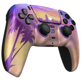 eXtremeRate LUNA Redesigned Front Shell with Touchpad for PS5 Controller BDM-010/020/030/040/050 - Neon Miami - GHPFR011