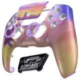 eXtremeRate LUNA Redesigned Front Shell with Touchpad for PS5 Controller BDM-010/020/030/040/050 - Neon Miami - GHPFR011