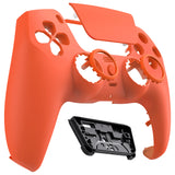 eXtremeRate LUNA Redesigned Front Shell with Touchpad for PS5 Controller BDM-010/020/030/040/050/060 - Orange - GHPFP011G4
