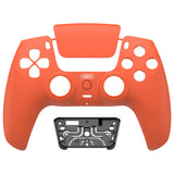 eXtremeRate LUNA Redesigned Front Shell with Touchpad for PS5 Controller BDM-010/020/030/040/050/060 - Orange - GHPFP011G4