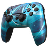 eXtremeRate LUNA Redesigned Front Shell with Touchpad for PS5 Controller BDM-010/020/030/040/050 - Aero Slash Magic - GHPFT029