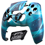 eXtremeRate LUNA Redesigned Front Shell with Touchpad for PS5 Controller BDM-010/020/030/040/050 - Aero Slash Magic - GHPFT029