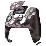 eXtremeRate LUNA Redesigned Front Shell with Touchpad for PS5 Controller BDM-010/020/030/040/050 - Blossom In The Darkness - GHPFR010