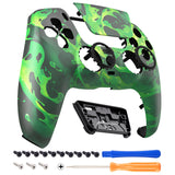 eXtremeRate LUNA Redesigned Front Shell with Touchpad for PS5 Controller BDM-010/020/030/040/050/060 - Corrosion Magic - GHPFT030G4