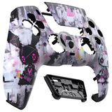 eXtremeRate LUNA Redesigned Lovely Punky Bunny Front Shell Touchpad Compatible with ps5 Controller BDM-010/020/030/040, DIY Replacement Housing Custom Touch Pad Cover Compatible with ps5 Controller - GHPFT019