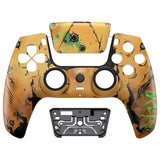 eXtremeRate LUNA Redesigned Front Shell with Touchpad for PS5 Controller BDM-010/020/030/040/050/060 - Waste Land - GHPFR012G4