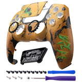 eXtremeRate LUNA Redesigned Front Shell with Touchpad for PS5 Controller BDM-010/020/030/040/050/060 - Waste Land - GHPFR012G4