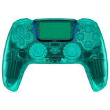 eXtremeRate Luna Redesigned Full Set Shells & Buttons for PS5 Controller BDM-030/040/050 - Emerald Green - KQXPFM006