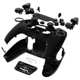eXtremeRate Luna Redesigned Full Set Shells & Buttons for PS5 Controller BDM-030/040/050/060 - Black - KQXPFP001G4
