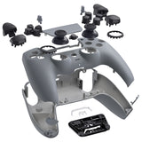 eXtremeRate Luna Redesigned Full Set Shells & Buttons for PS5 Controller BDM-030/040/050 - New Hope Gray - KQXPFP003