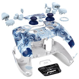 eXtremeRate Luna Redesigned Full Set Shells & Buttons for PS5 Controller BDM-030/040/050 - Porcelain Dragon - KQXPFT001