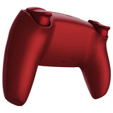 eXtremeRate Luna Redesigned Full Set Shells & Buttons for PS5 Controller BDM-030/040/050 - Scarlet Red - KQXPFP002