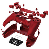 eXtremeRate Luna Redesigned Full Set Shells & Buttons for PS5 Controller BDM-030/040/050 - Scarlet Red - KQXPFP002