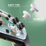 eXtremeRate Octagonal Gated Sticks Design Faceplate Shell with ThumbsGear Thumbsticks for Nintendo Switch 2 Pro Controller - Hot Spring Kitties - BDEPTR008
