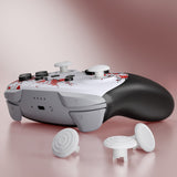 eXtremeRate Octagonal Gated Sticks Design Faceplate Shell with ThumbsGear Thumbsticks for Nintendo Switch 2 Pro Controller - Winter Blossom - BDEPTR005