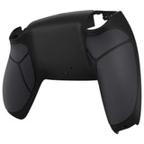 eXtremeRate Performance Custom Back Housing Bottom Shell for PS5 Controller BDM-010/020/030/040/050/060 - Rubberized Black - DPFU6001G2