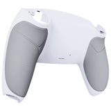 eXtremeRate Performance Custom Back Housing Bottom Shell for PS5 Controller BDM-010/020/030/040/050/060 - Rubberized White - DPFU6002G2