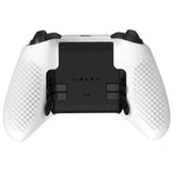 eXtremeRate PlayVital White Soft Anti-Slip Silicone Cover Skins, Controller Protective Case for New Xbox One Elite Series 2 (Model 1797 and Core Model 1797) with Thumb Grips Analog Caps - XBOWP0059GC