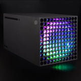 eXtremeRate RGB LED Light Strip Kit with IR Remote for Xbox Series X Console Fan Vent - 7 Colors 39 Effects - X3LED08M2