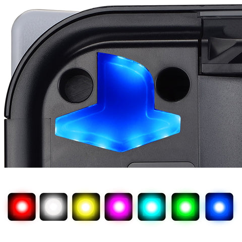 eXtremeRate 7 Colors 24 Effects RGB Logo LED for PS5 Console, Illuminated Logo LED for PS5 Disc & Digital Console - PFLED08M2