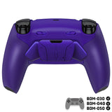 eXtremeRate RISE4 Plus MAX Back Paddles Kit with Clicky Trigger Stops & Rubberized Grip for PS5 Controller BDM-030/040/050 - Galactic Purple - HKCPFM005M2