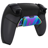 eXtremeRate Rainbow Aura Blue & Purple Real Metal Buttons (RMB) Version RISE4 V3 Remap Kit for PS5 Controller BDM-030/040/050 - Rubberized Black - YPFJ7011G4