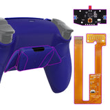 eXtremeRate Remappable RISE4 Remap Kit for PS5 Controller BDM-030/040/050 - Rubberized Cobalt Blue - YPFU6015G3