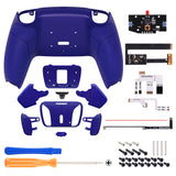 eXtremeRate Remappable Rise4 Remap Kit for PS5 Controller BDM-010/020 - Rubberized Cobalt Blue - YPFU6015