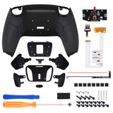 eXtremeRate Remappable RISE4 V3 Remap Kit for PS5 Controller BDM-030/040/050 - Rubberized Black - YPFU6001G4