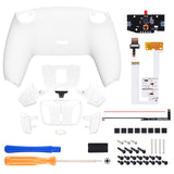 eXtremeRate Remappable RISE4 V3 Remap Kit for PS5 Controller BDM-030/040/050 - White - YPFP3006G4