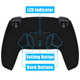 eXtremeRate Remappable RISE4 V3 Remap Kit for PS5 Controller BDM-030/040/050/060 - Black - YPFP3001G5