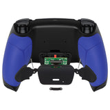 eXtremeRate Remappable RISE V3 Remap Kit for PS5 Controller BDM-030/040/050 - Rubberized Blue - XPFU6003G4