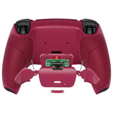 eXtremeRate Remappable RISE V3 Remap Kit for PS5 Controller BDM-030/040/050 - Rubberized Cosmic Red - XPFU6008G4