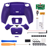 eXtremeRate Remappable RISE V3 Remap Kit for PS5 Controller BDM-030/040/050 - Rubberized Galactic Purple - XPFU6007G4