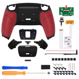 eXtremeRate Remappable RISE V3 Remap Kit for PS5 Controller BDM-030/040/050 - Rubberized Red - XPFU6005G4