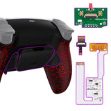 eXtremeRate Remappable RISE V3 Remap Kit for PS5 Controller BDM-030/040/050 - Textured Red - XPFP3042G4